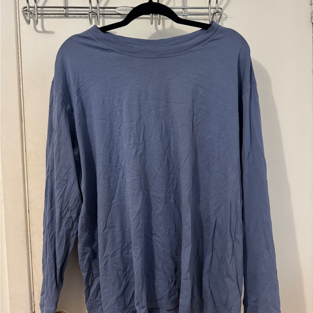 Lululemon Blue Long Sleeve Shirt